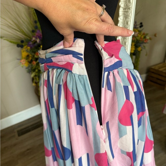 J. Peterman • Silk Polka Dot Twirl Skirt - Picture 8 of 11